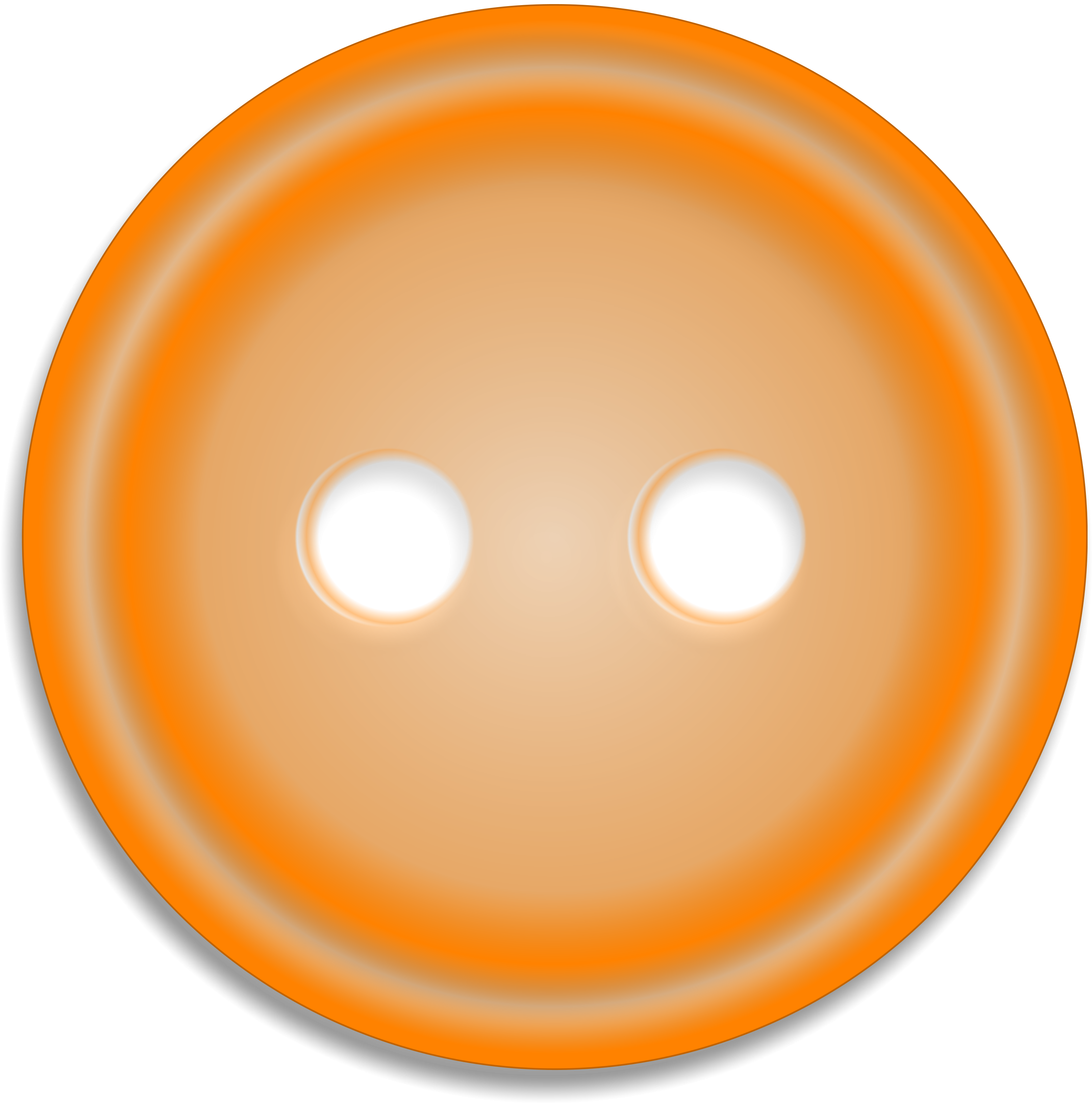 Clothing Shirt Art Buttons - Circle Clipart (3297x3297), Png Download