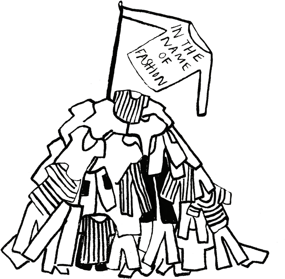 Clipart Download Battery Clipart Sketch - Fashion Waste Landfill Drawing - Png Download (910x890), Png Download