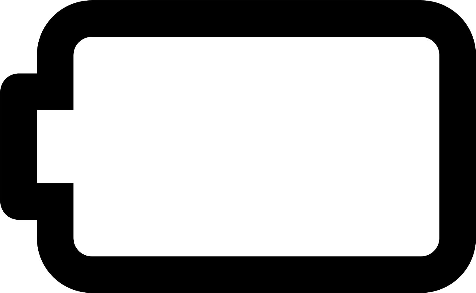 Battery Icon Png Clipart Transparent Library (1577x971), Png Download