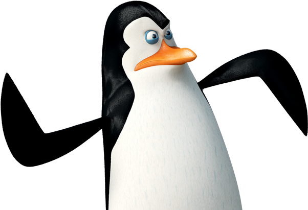 Penguins Of Madagascar Clipart Penquin - Kowalski Penguin Madagascar - Png Download (735x420), Png Download