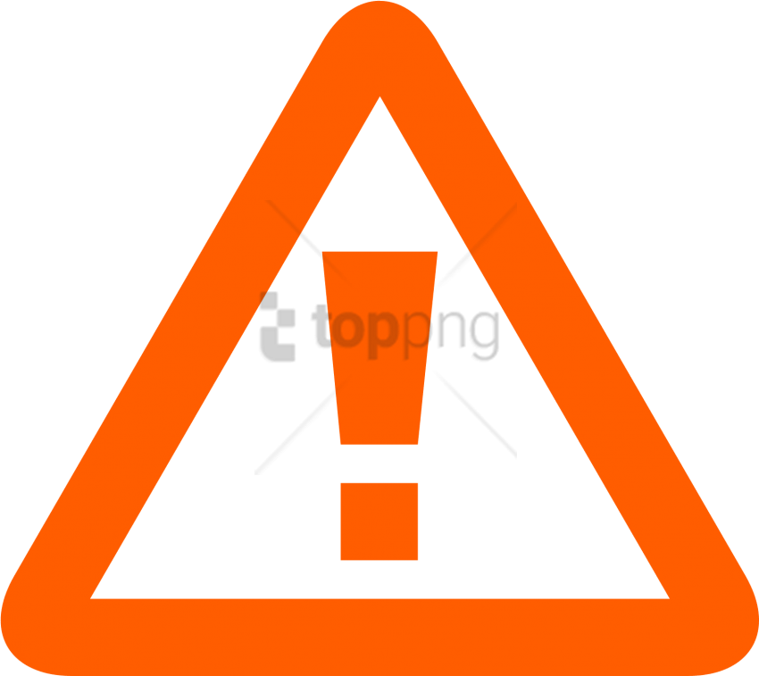 Free Png Warning Vectors And Icons - Transparent Background Warning Icon Png Clipart (850x757), Png Download