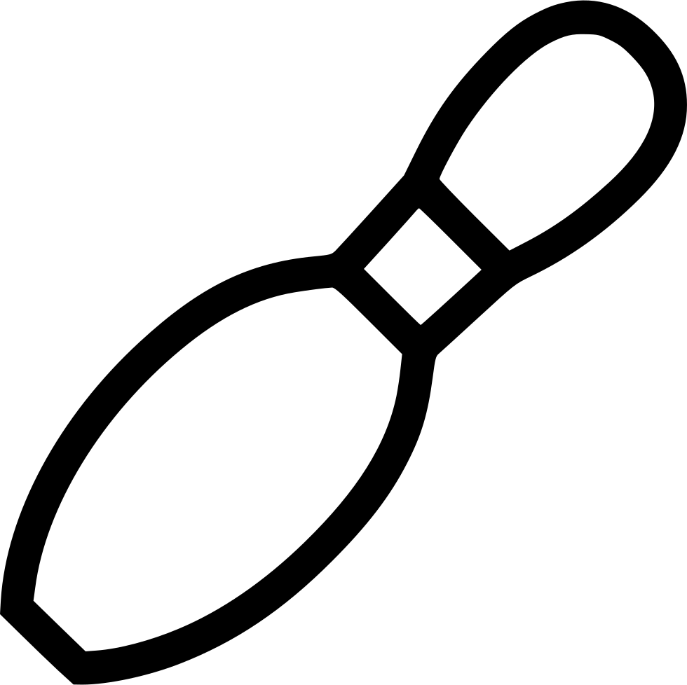 Transparent Single Bowling Pin Clipart - Icon - Png Download (980x978), Png Download