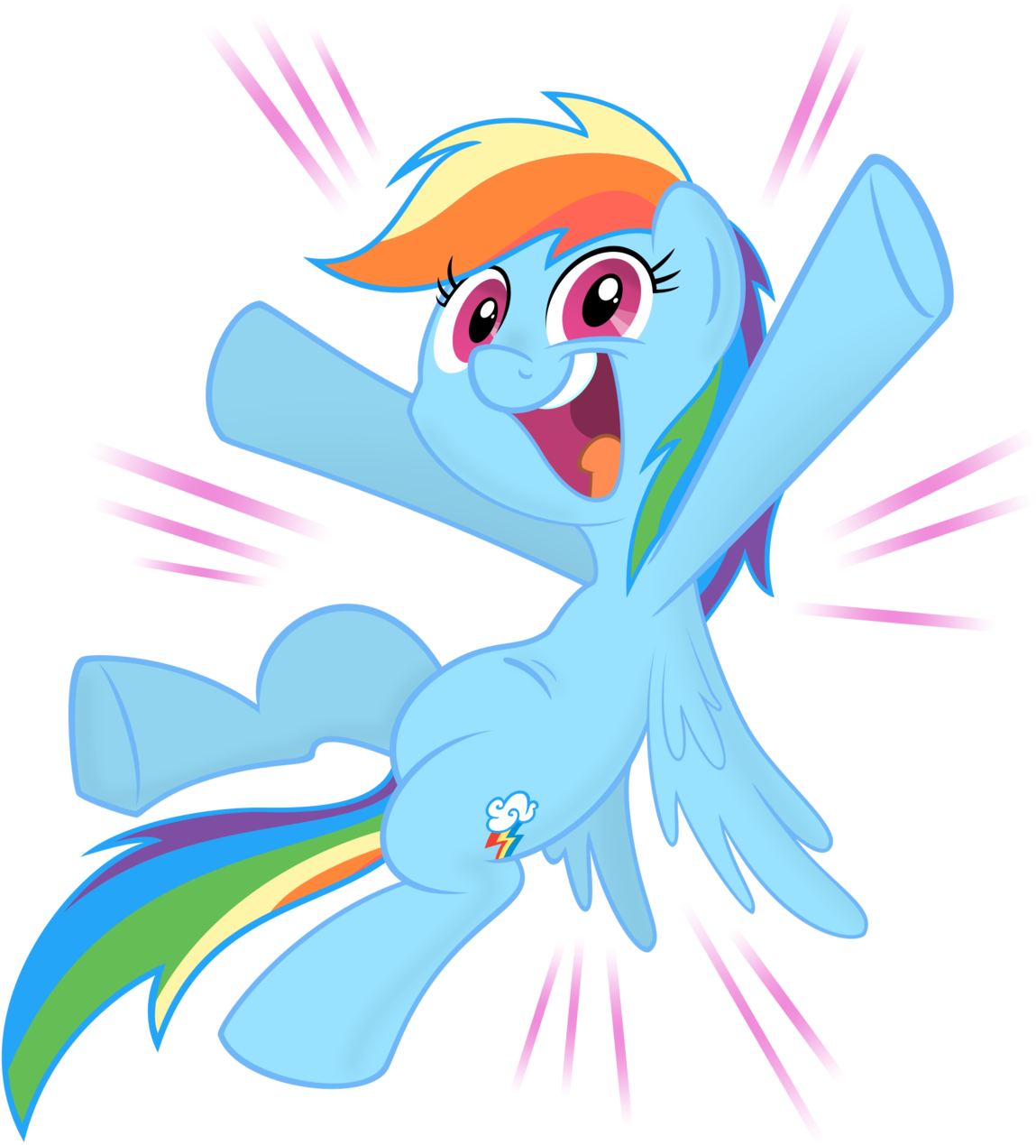 My Little Pony Happiness Clipart (1280x1280), Png Download