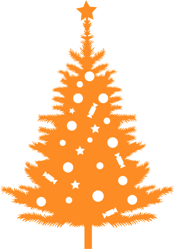 Christmas Tree Clipart (567x800), Png Download