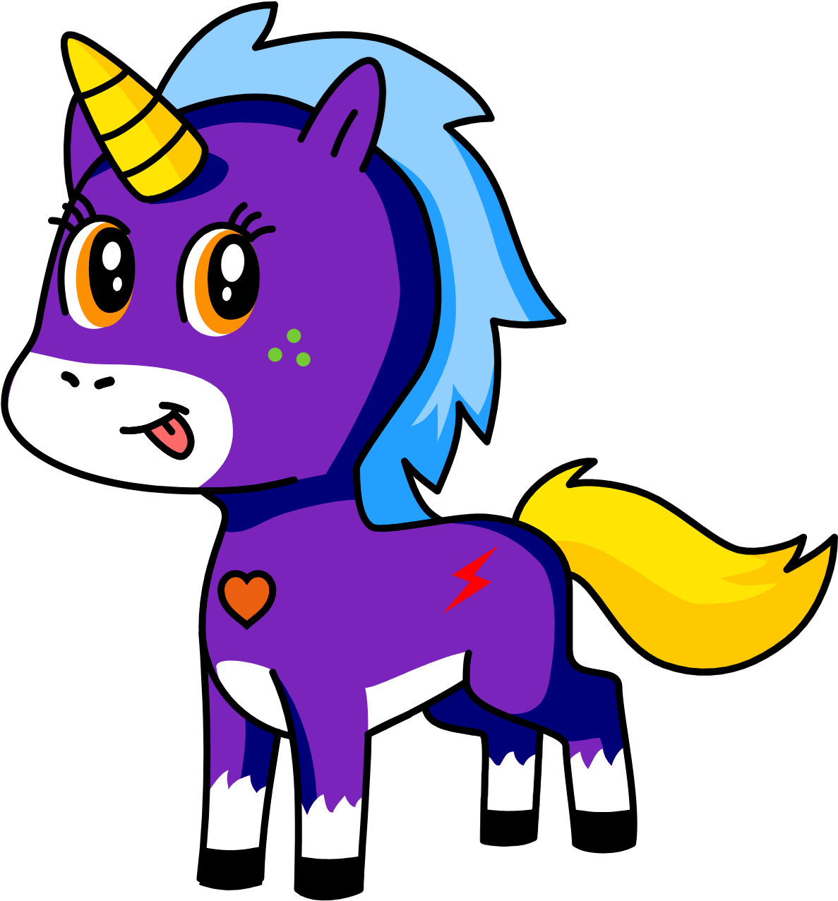 Unicorn Clipart (2000x2000), Png Download