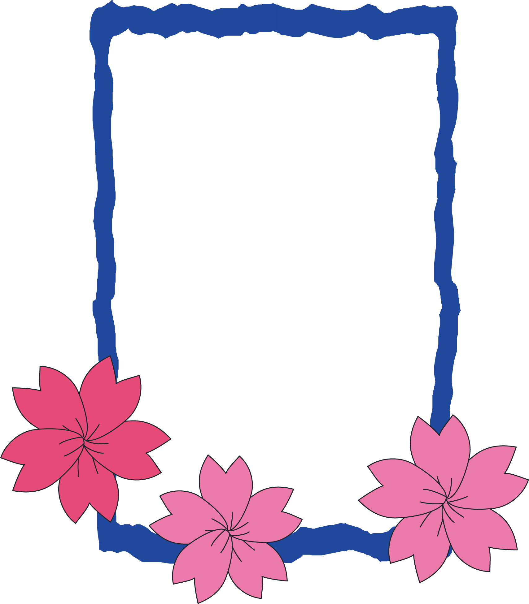 Japanese Border Designs Clip Art - Png Download (1708x1952), Png Download