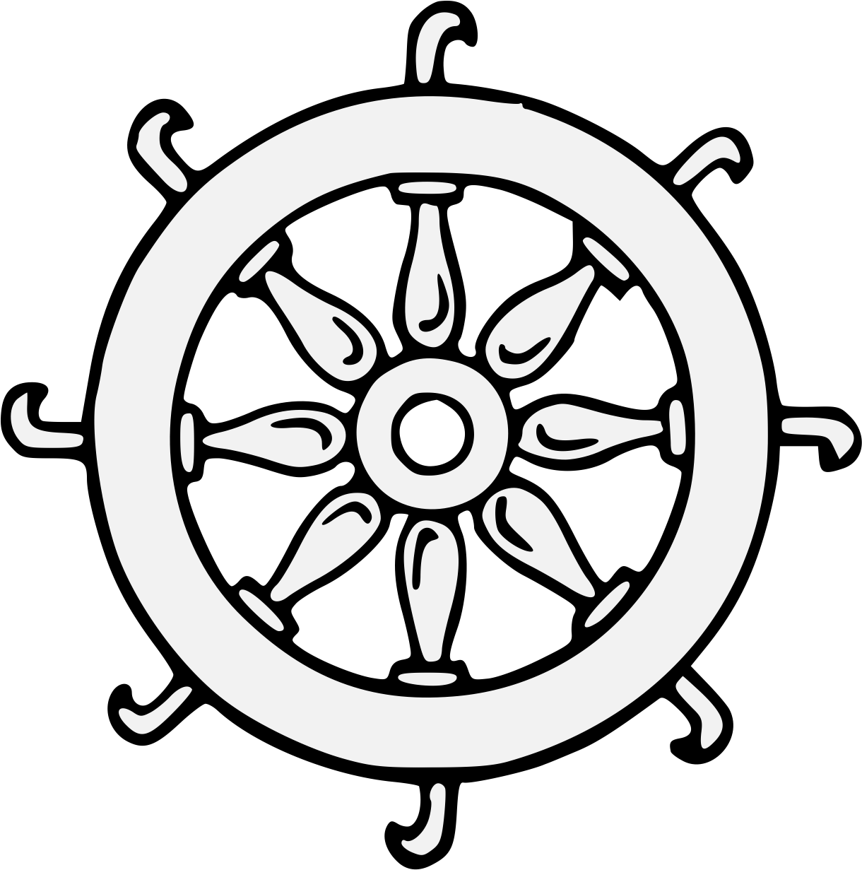 Catherine Wheel Clipart (1220x1256), Png Download