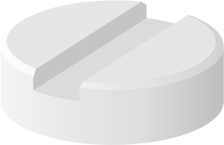 Pill - Circle White Pills Png Clipart (800x540), Png Download