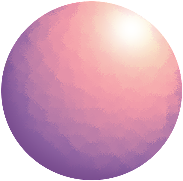 Crystal Ball Abode - Bola Morada Png Clipart (709x720), Png Download