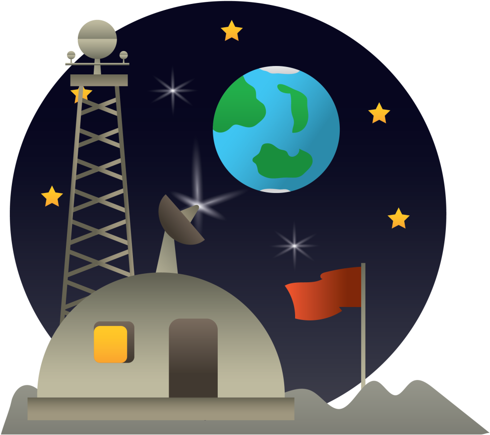 Space-station - Illustration Clipart (1024x1024), Png Download