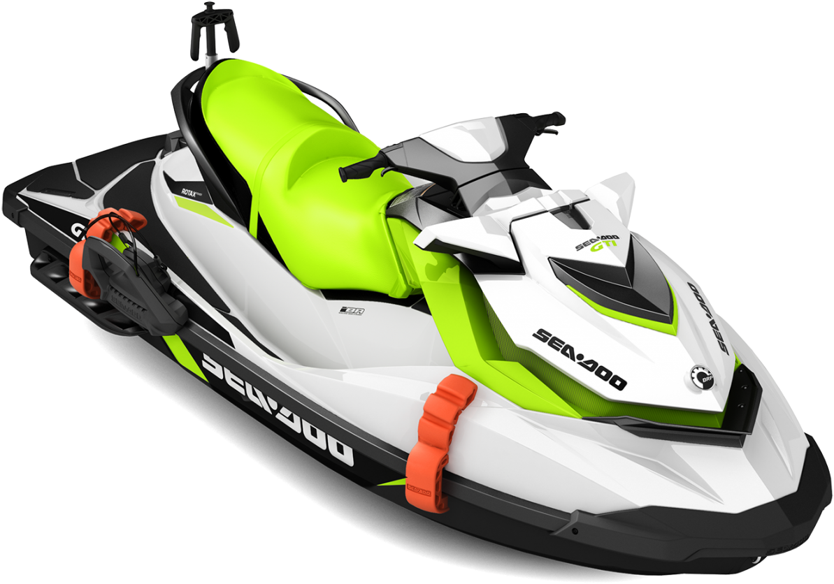 White Jet Ski Png Image - 2017 Sea Doo Gti Clipart (1280x1033), Png Download