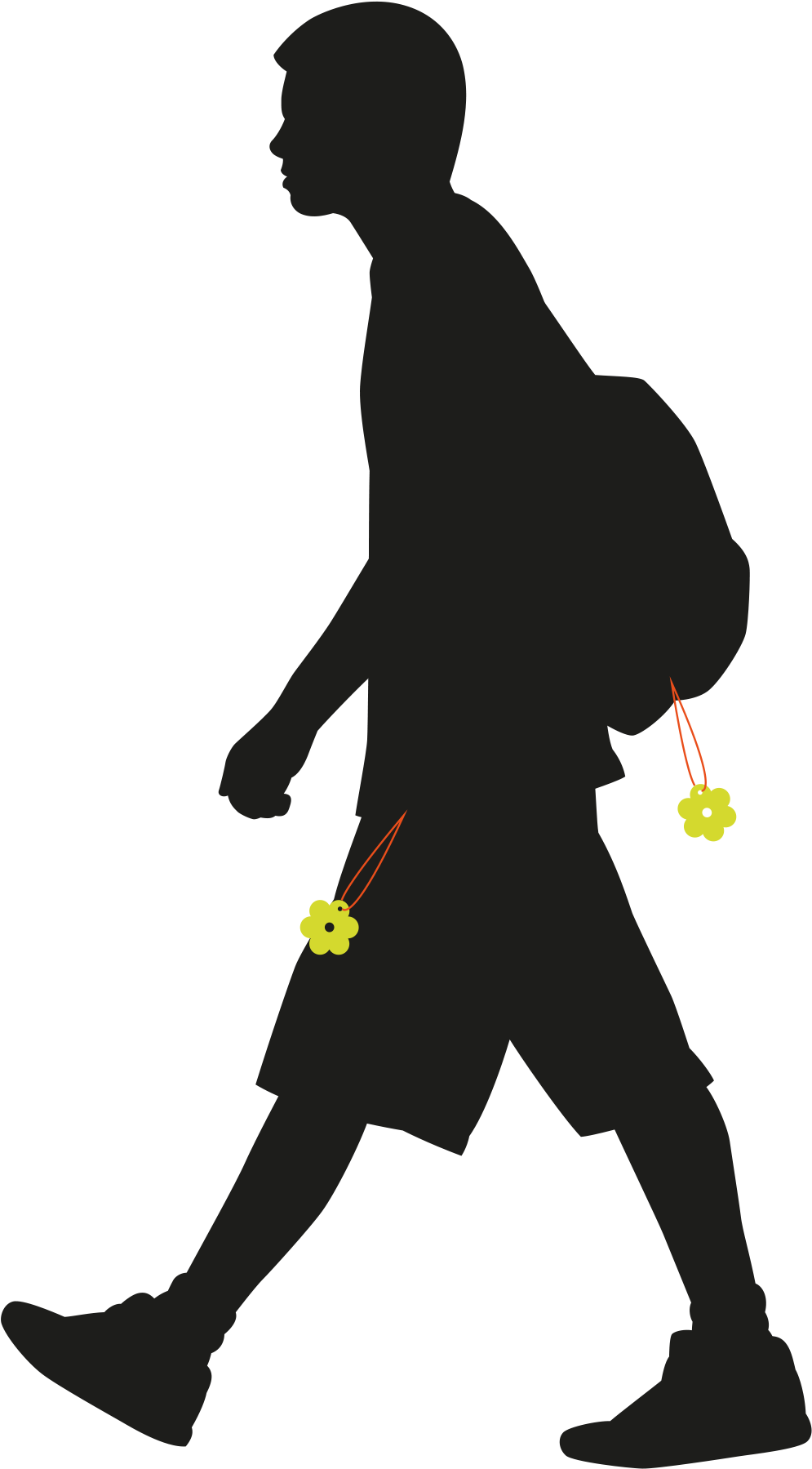 People Walking Clipart (1000x1806), Png Download