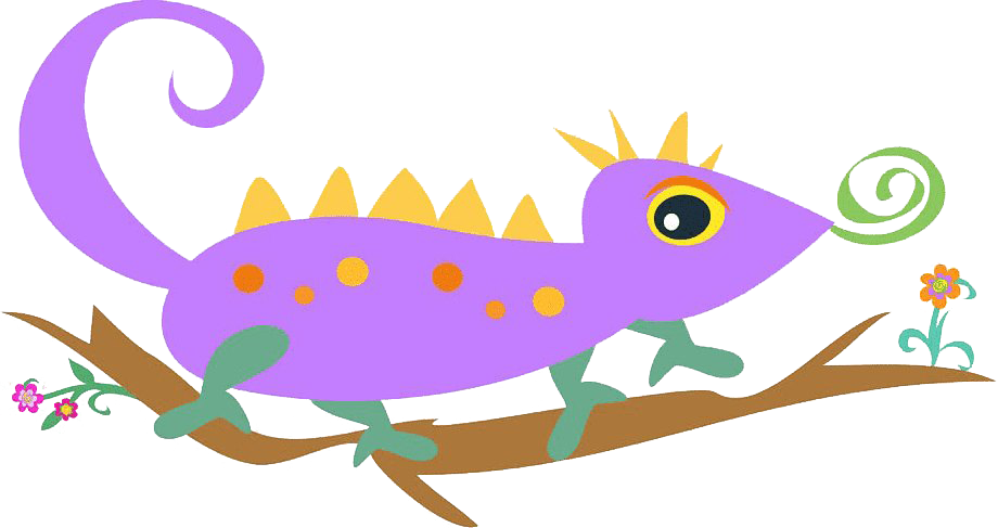 Purple Lizard Transparent Images Png - Lizard Clipart (920x487), Png Download