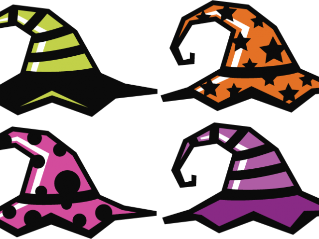 Witch Hat Clipart Large - Clip Art - Png Download (640x480), Png Download
