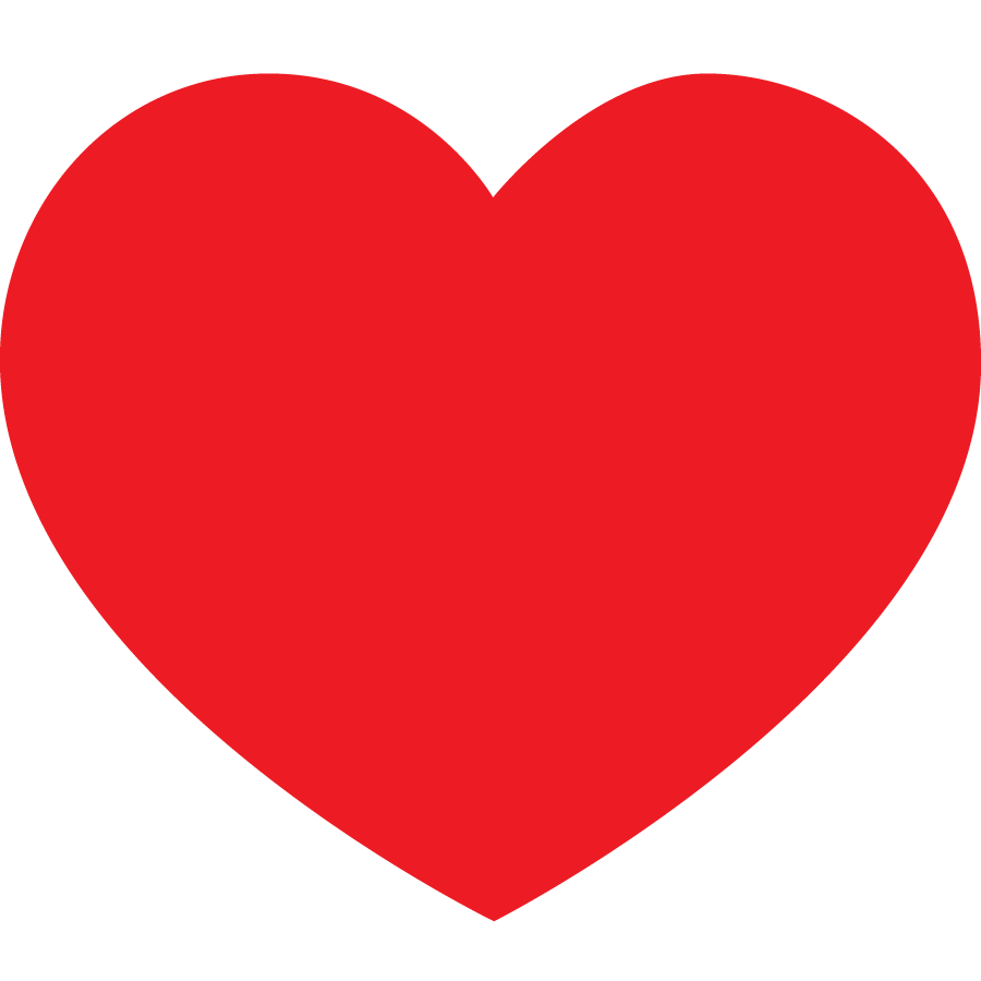 Powell River United Church - Love Heart Clipart (900x900), Png Download