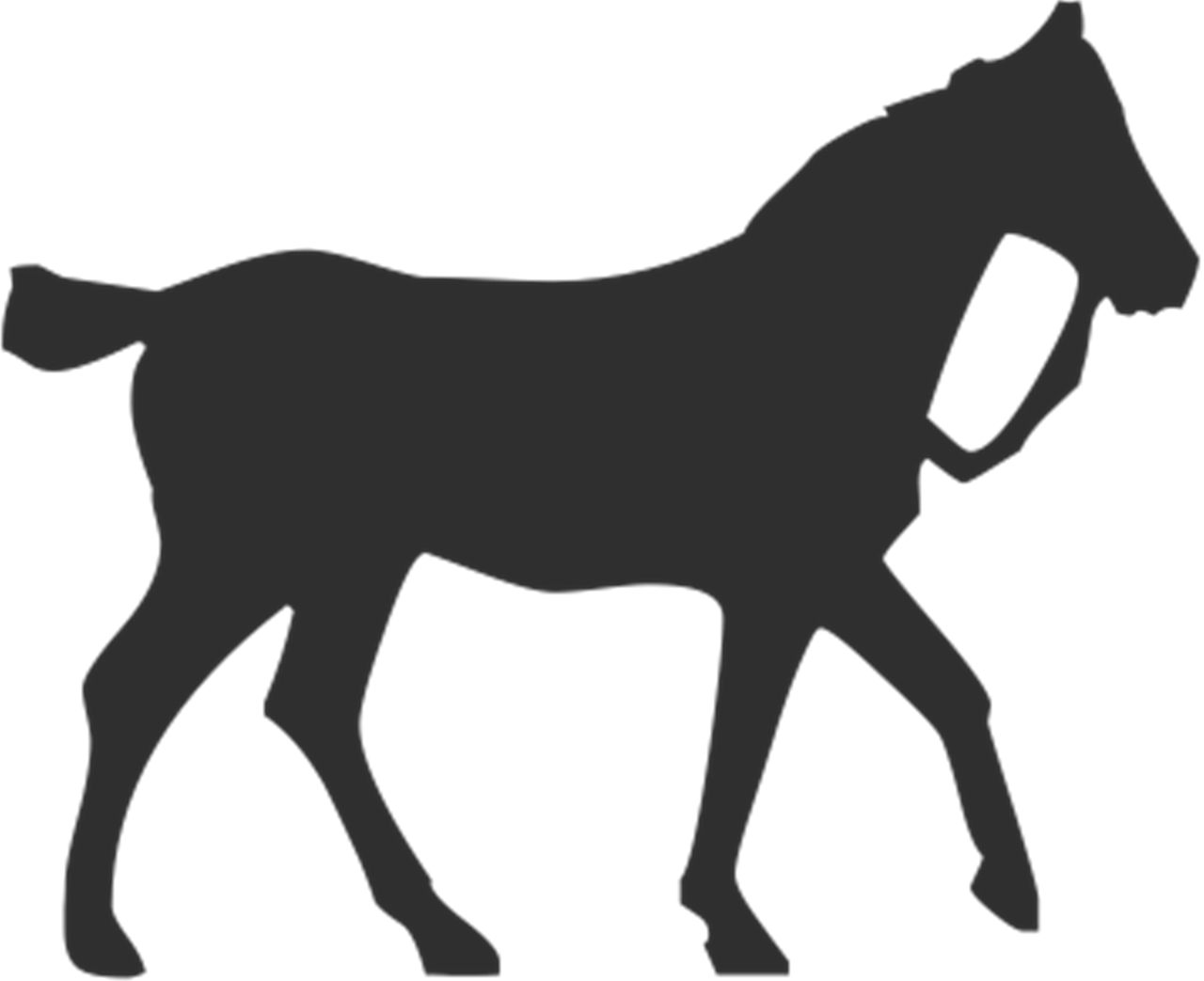 Horse Clipart (1280x1043), Png Download