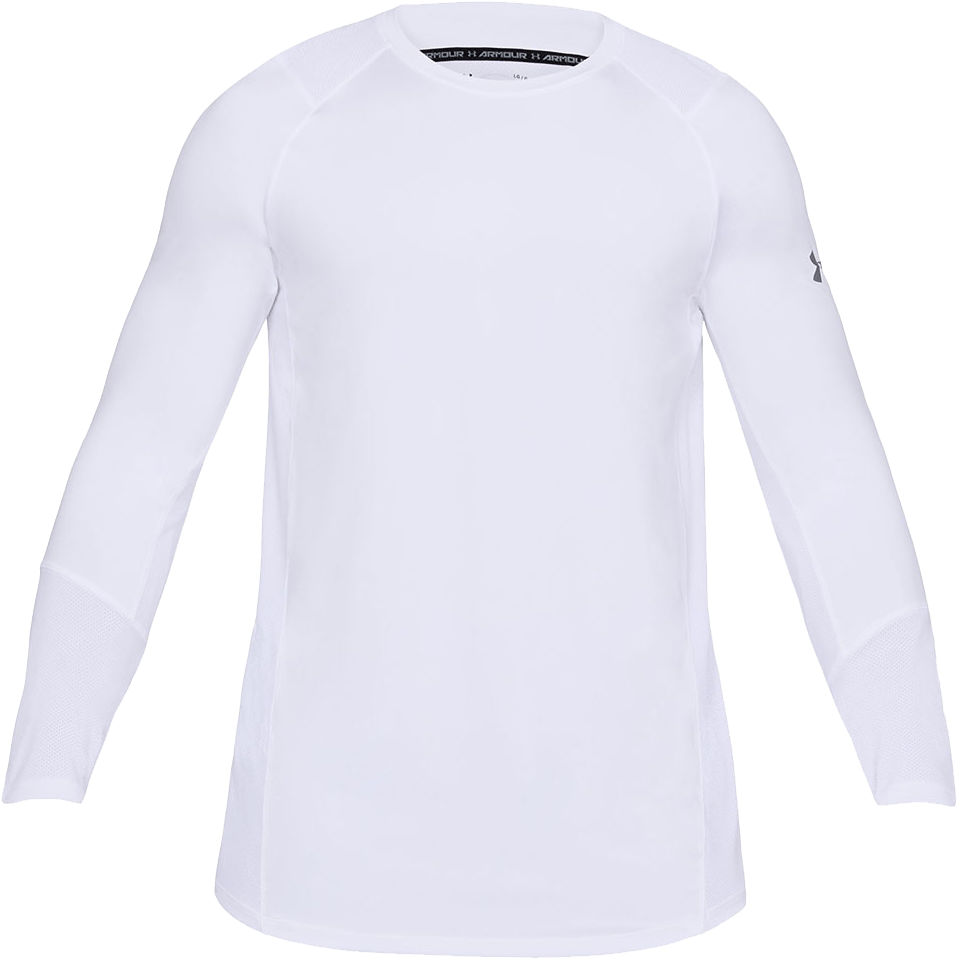 Ua Mk1 Long Sleeve White - Long Sleeve White Shirt Png Clipart (1000x1000), Png Download