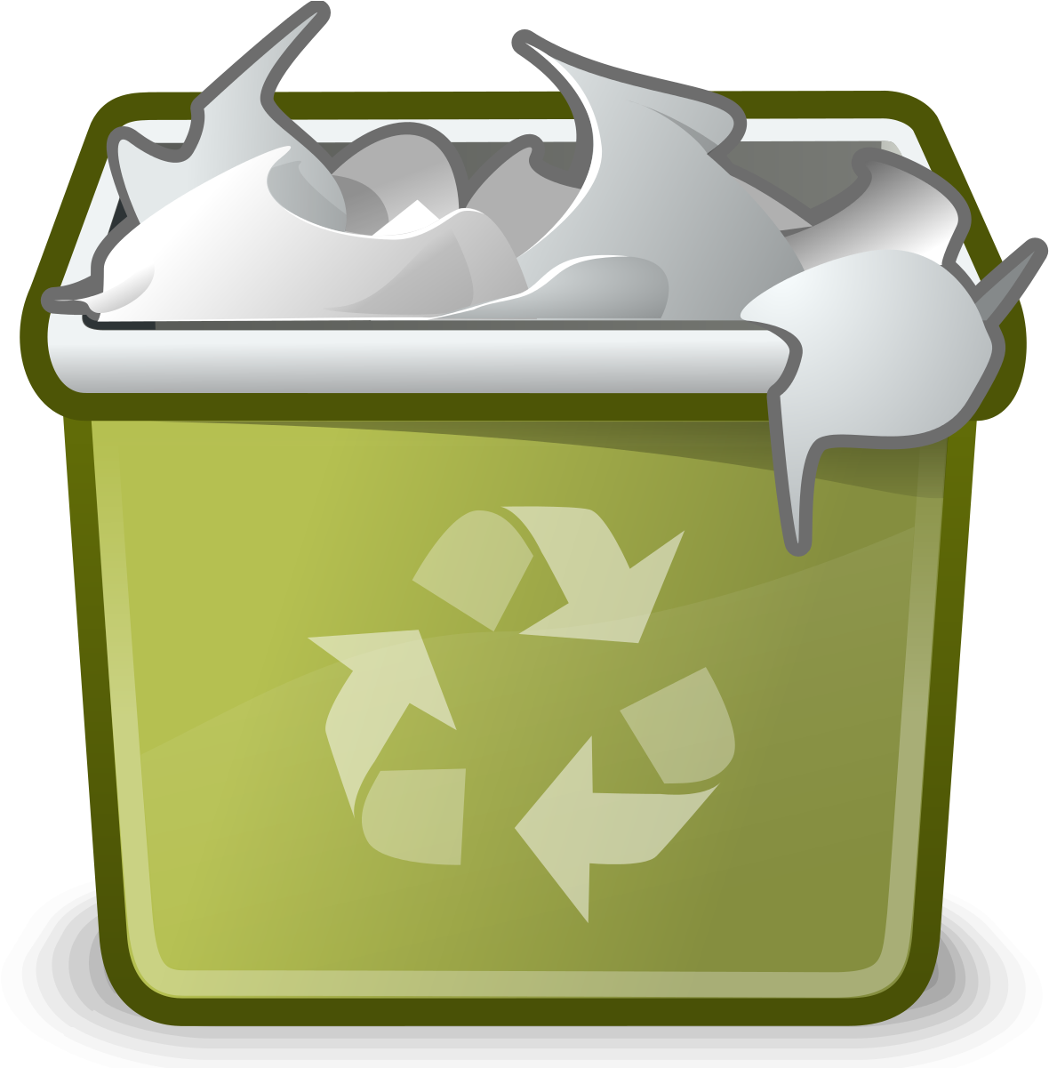 User Trash Clipart (1200x1200), Png Download
