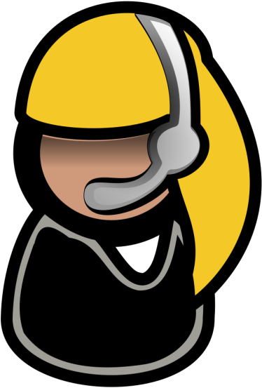 Jenny Post Png Images - Logo Orang Pake Headset Clipart (600x600), Png Download