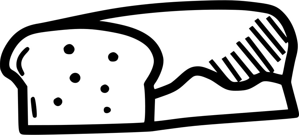 Bread Food Loaf Wheat Gluten Bake - Loaf Clipart (980x442), Png Download