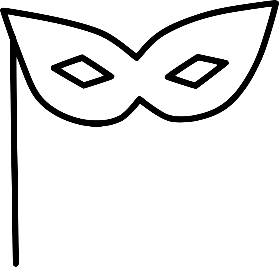 Mask Party Theater Drama Art Png Icon Free Download Clipart (980x936), Png Download