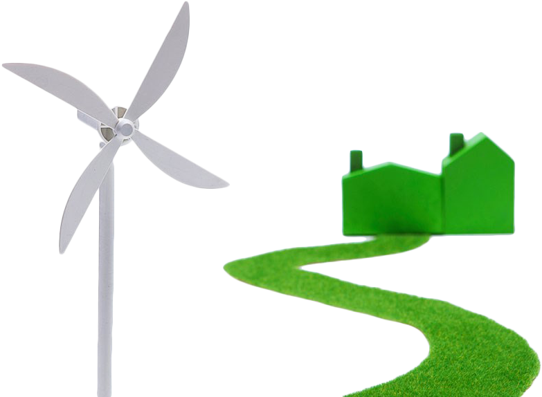 Transparent Wind Turbines Clipart - Wind Power - Png Download (783x574), Png Download