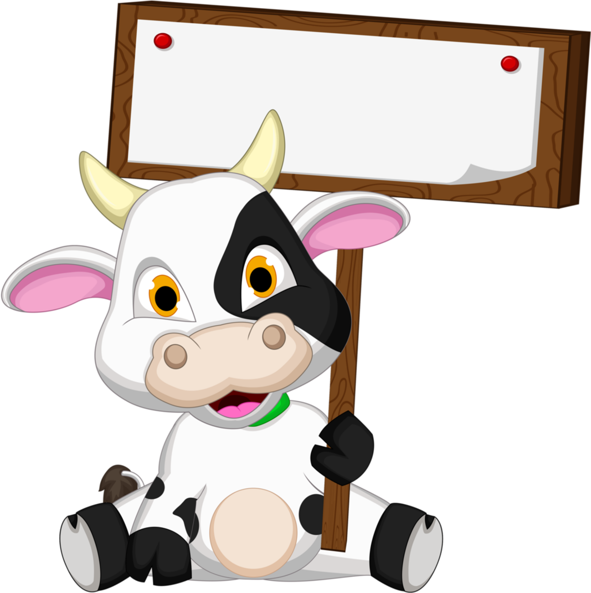 #mq #cow #cows #sign - Cow Cartoon Clipart (2289x2289), Png Download
