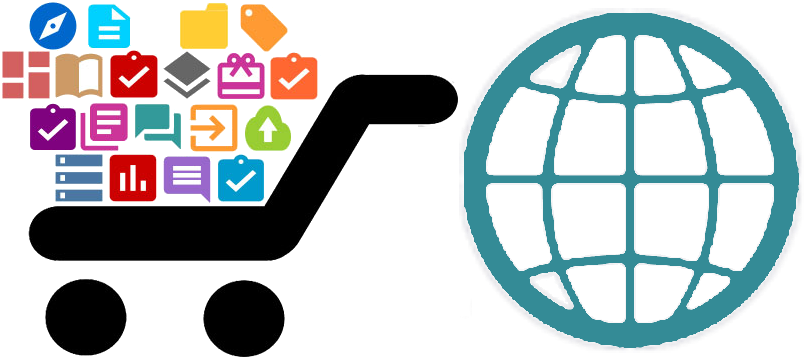 Clipart Map Sst - Global Market Logo - Png Download (900x360), Png Download