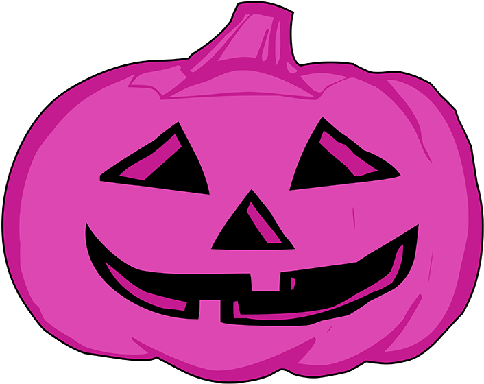 School Clipart Pumpkin Cute Graphic Black And White - Pumpkin Clip Art - Png Download (709x570), Png Download