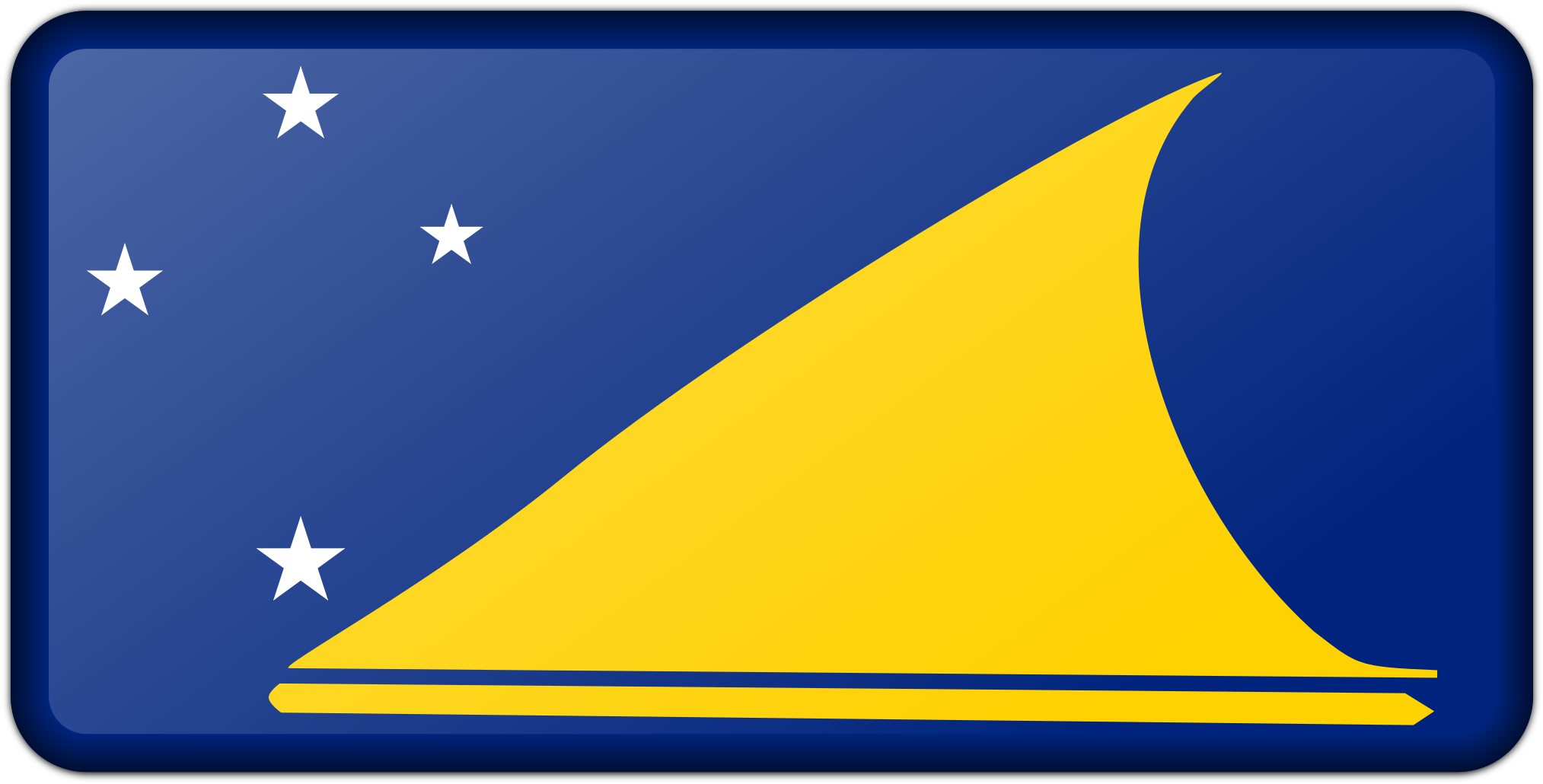 Flag Of Tokelau Clip Arts - Tokelau Flag - Png Download (2400x1203), Png Download