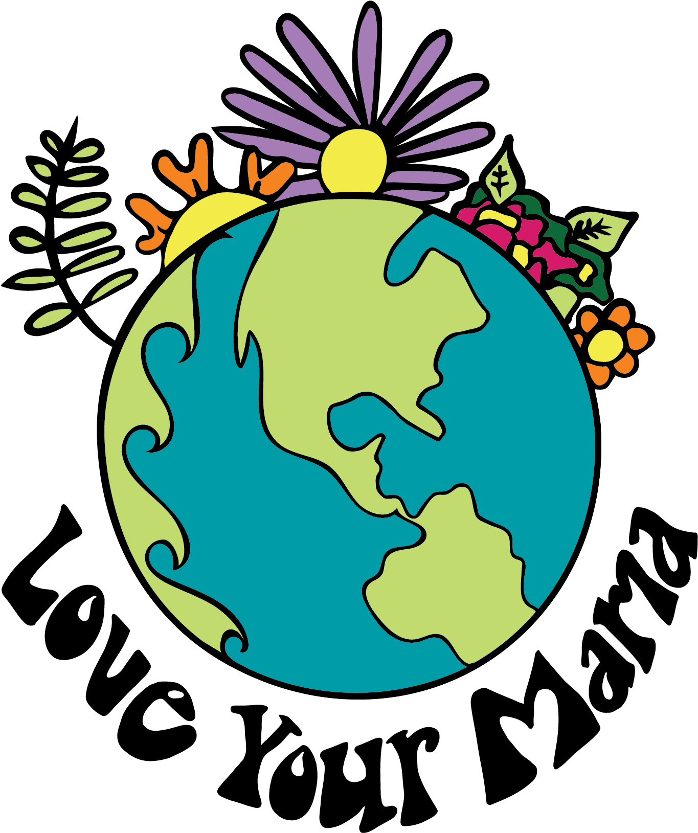 Love Your Mama Clipart (1800x1801), Png Download