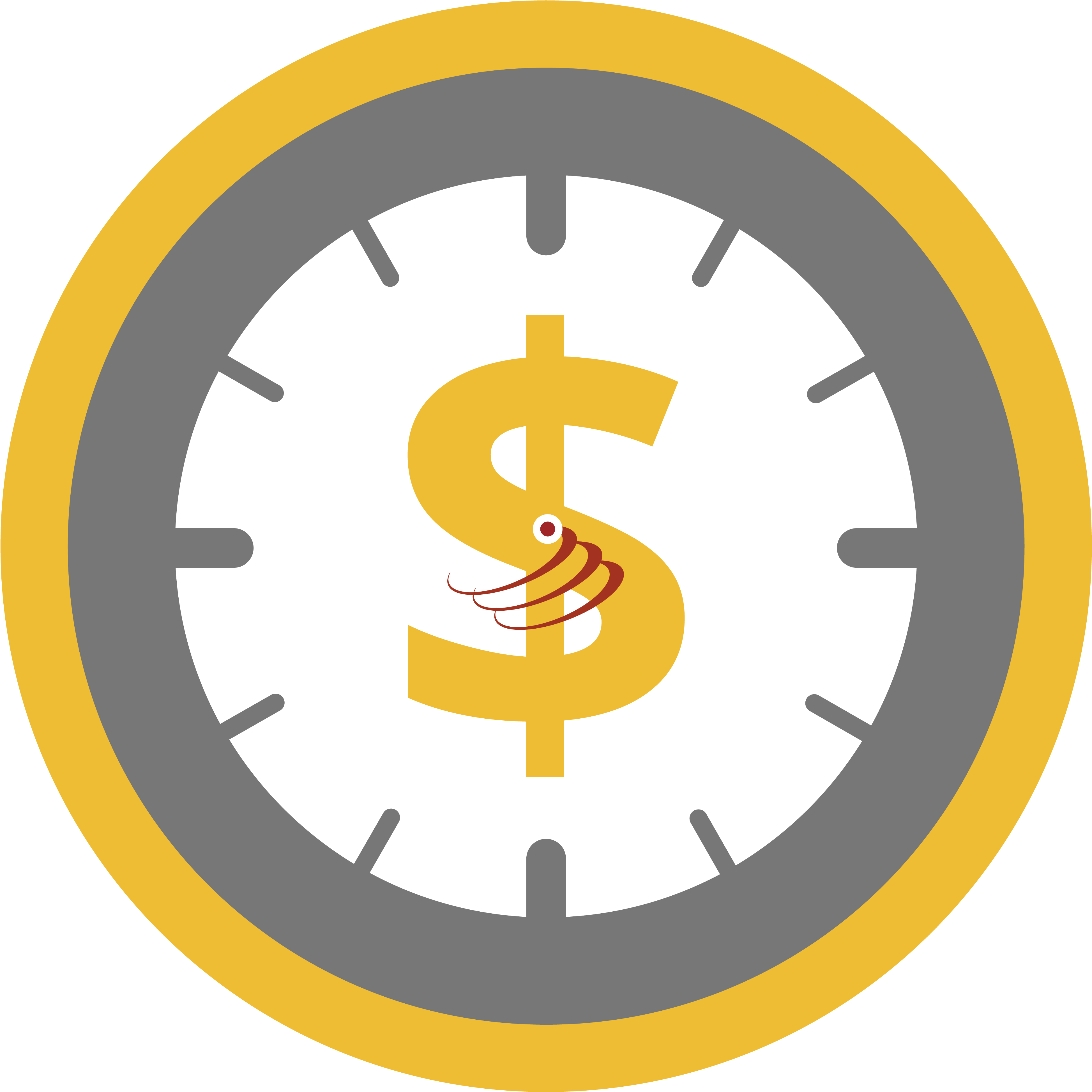 Dollar Clipart Doller - Clock Loading Transparent Gif - Png Download (3894x3893), Png Download