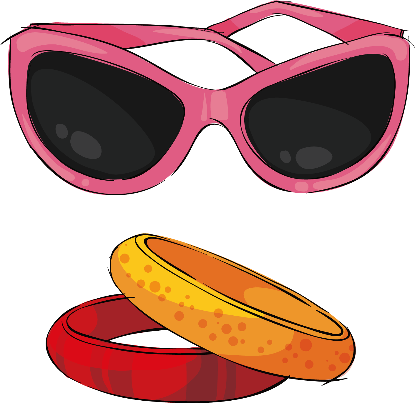 And Sunglasses Jadeite Bracelets Png File Hd Clipart - Sunglasses Transparent Png (1500x1500), Png Download