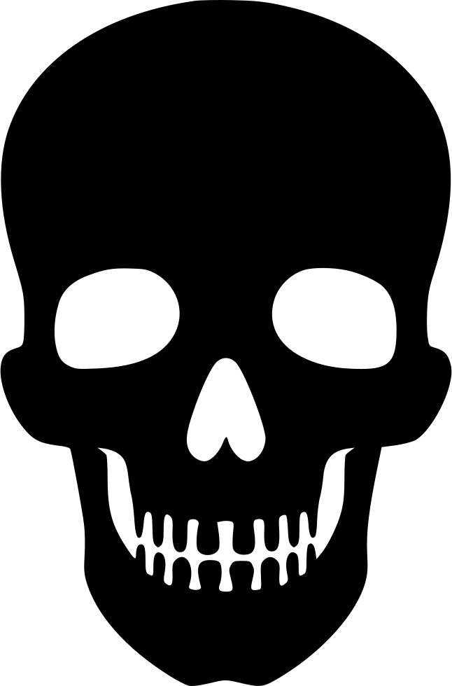 Skull Clipart , Png Download - Skull Clipart Transparent Png (646x980), Png Download