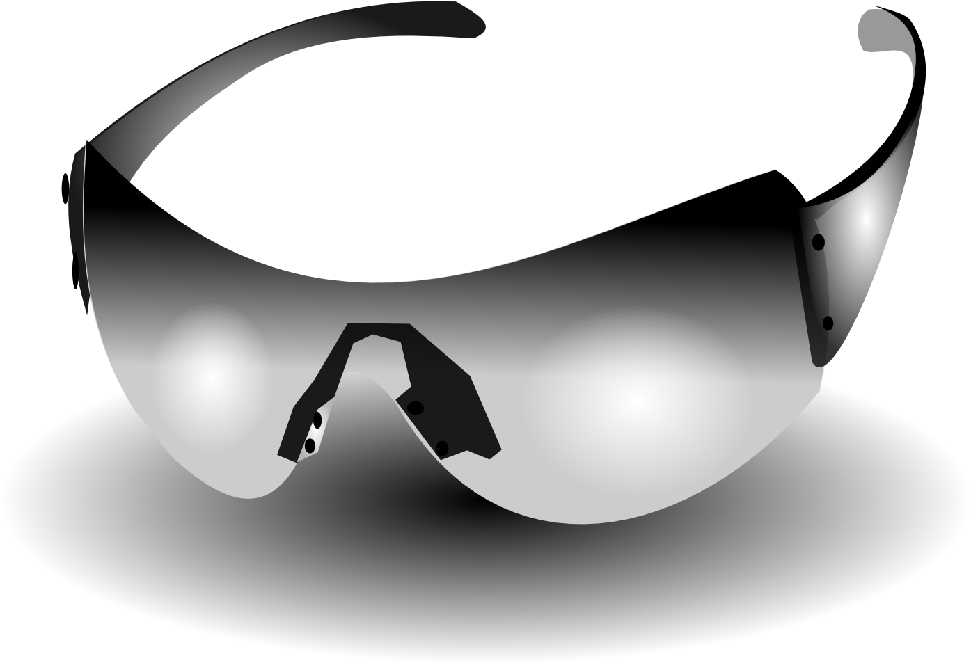 Skull And Crossbones With Sun Glasses Clipart Clip - Sunglasses - Png Download (1979x1399), Png Download