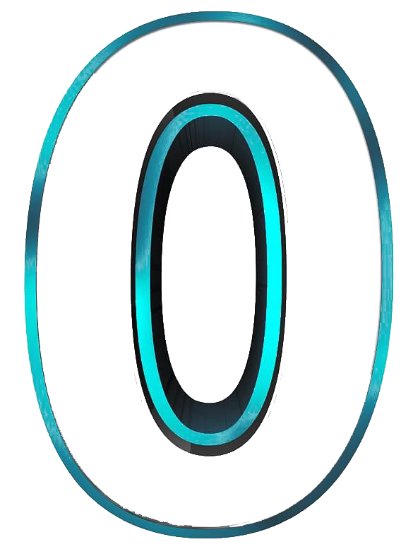 Numbers Metallic Transparent - Circle Clipart (606x795), Png Download