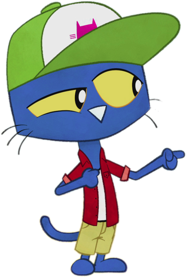 Pete The Cat Wearing Cap Cartoon Clipart Full Size Clipart