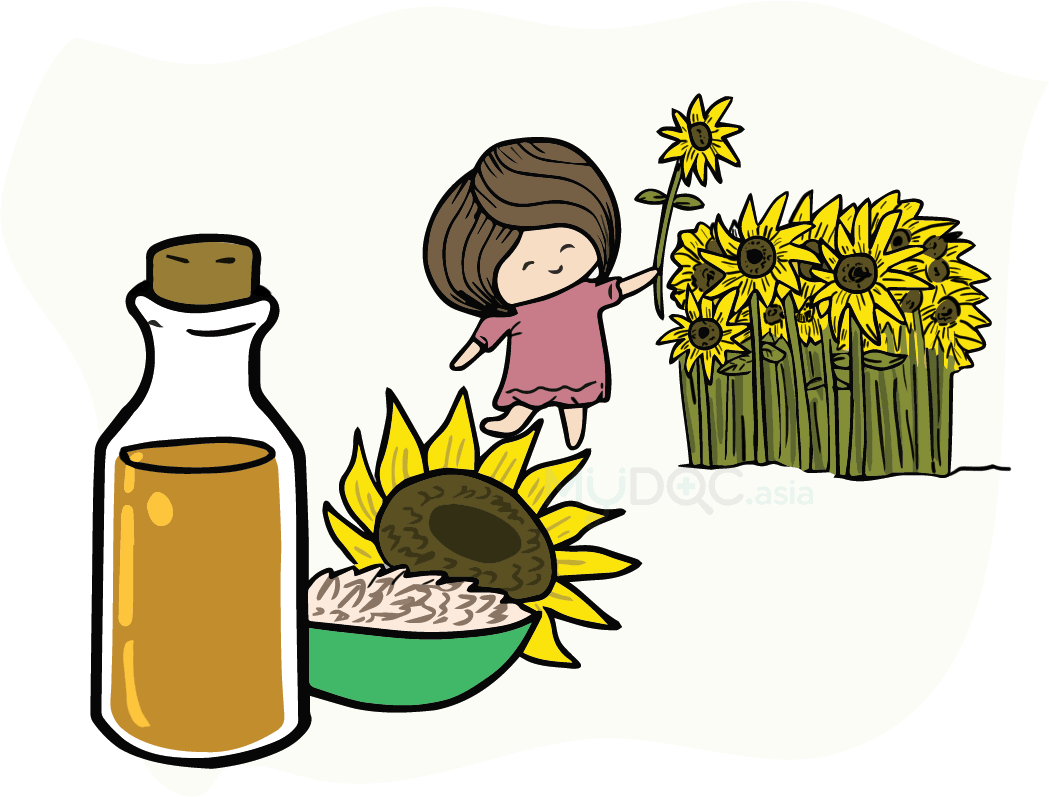 Juliet Station Cooking Oils Sunflower Oil - Cartoon Sunflower Oil Clipart (1049x797), Png Download