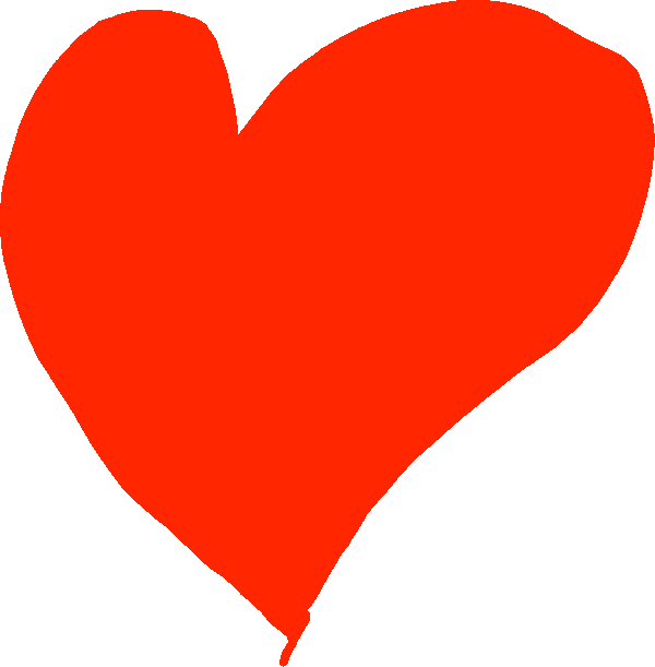 Cartoon Heart Shape Png Clipart (600x611), Png Download