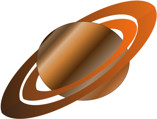 Orange,caramel Color,hat - Transparent Png Saturn Clipart Png (530x750), Png Download
