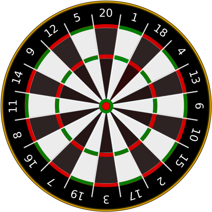 Recreation,clock,symbol - Winmau Blade 5 Dartboard Clipart (750x750), Png Download
