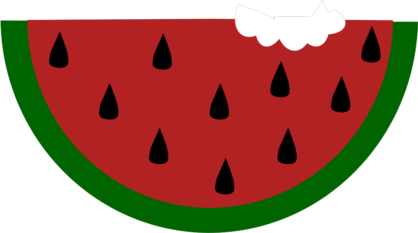 Watermelon With A Bite Clipart Full Size Clipart (5628081) PinClipart