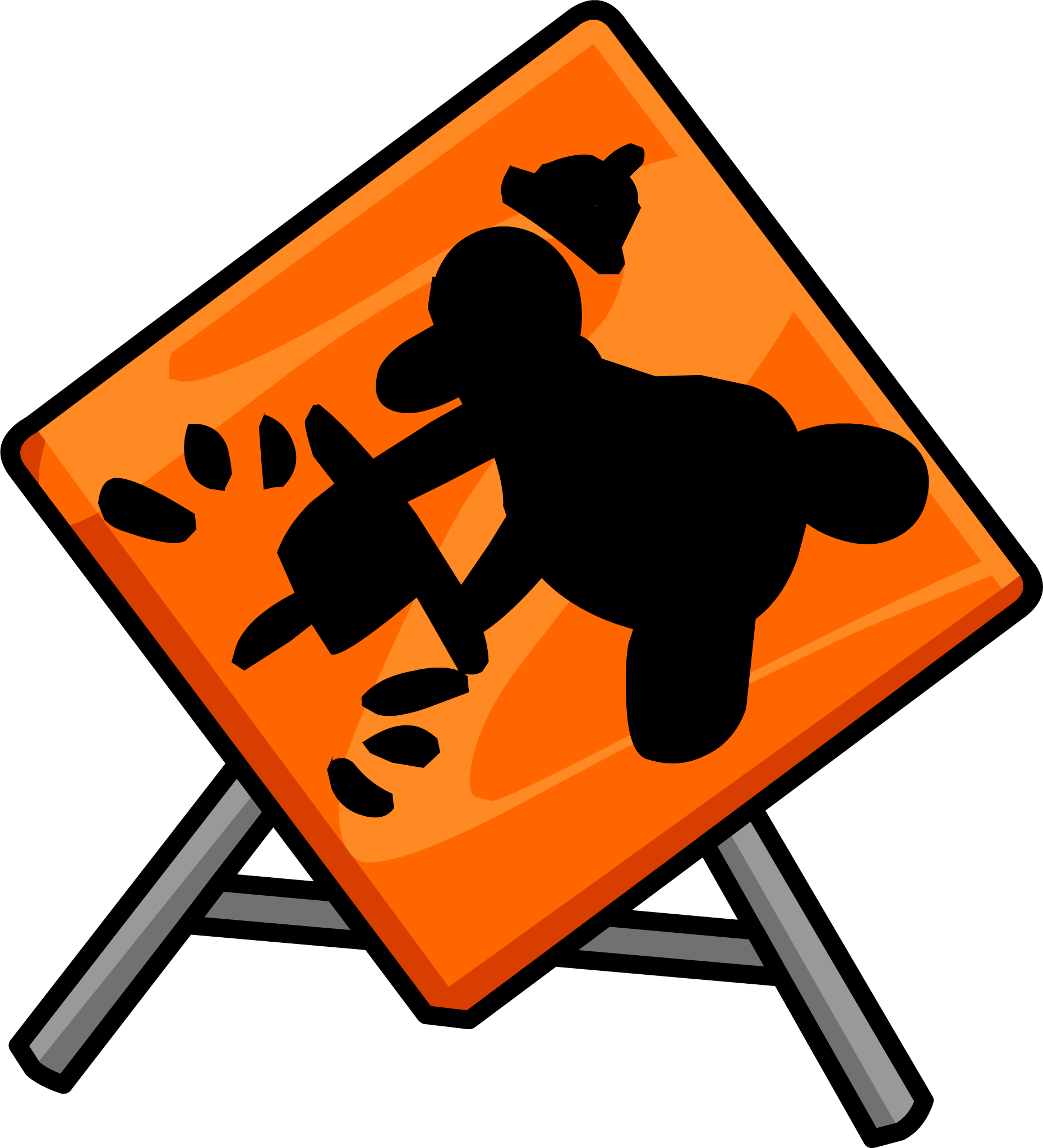 Construction Sign Png Clipart (1860x2048), Png Download