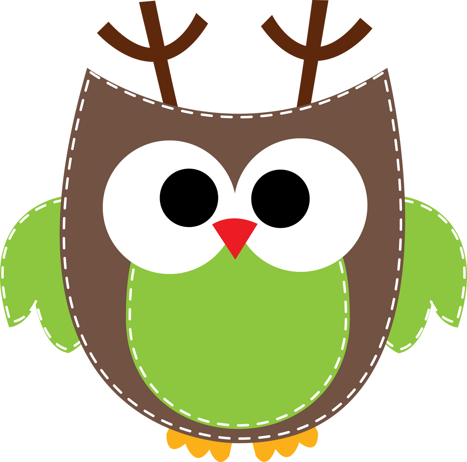 December Owl Clipart - Png Download (1600x1582), Png Download
