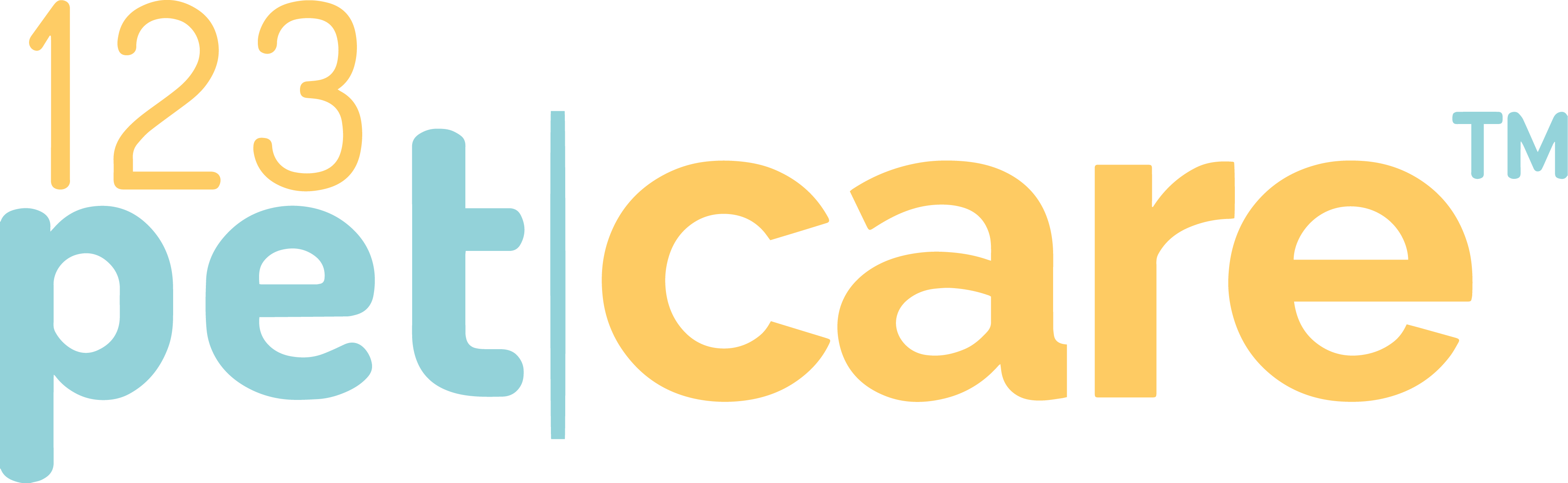 Petcare Graphic Design- - 123pet Logo Clipart (3831x1180), Png Download