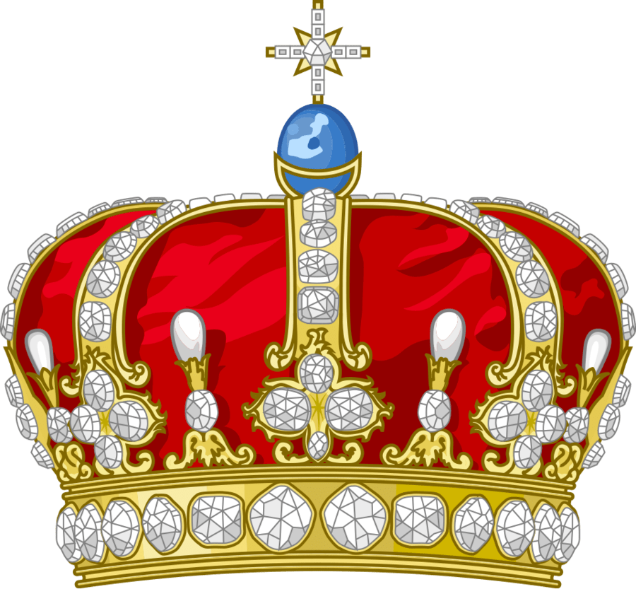 Royal Crown Transparent Clipart (900x833), Png Download