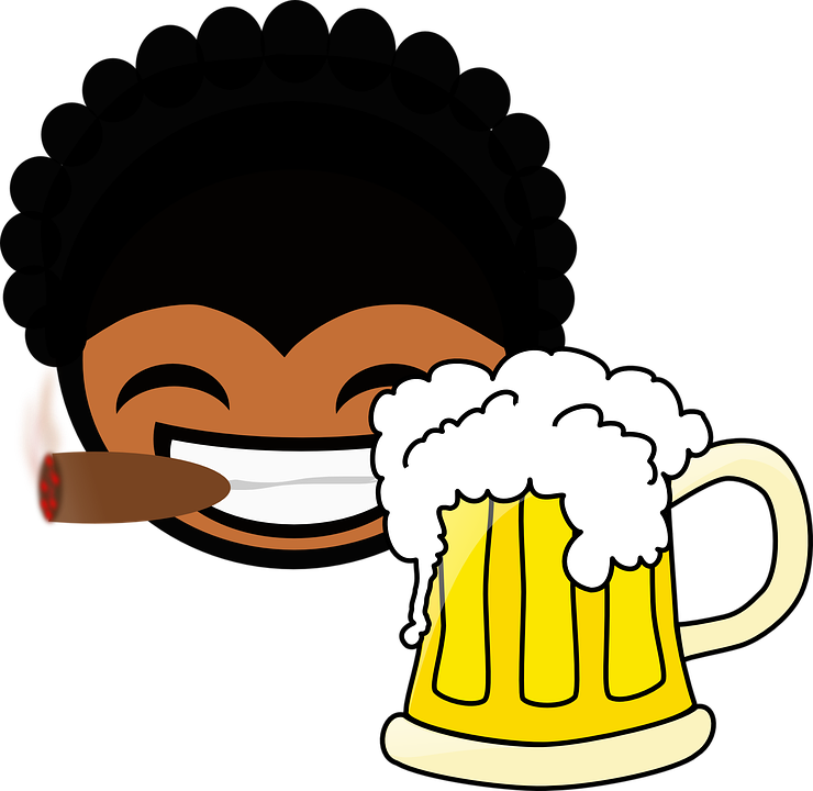 Cigar Clipart Beer - Beer Clip Art - Png Download (740x720), Png Download
