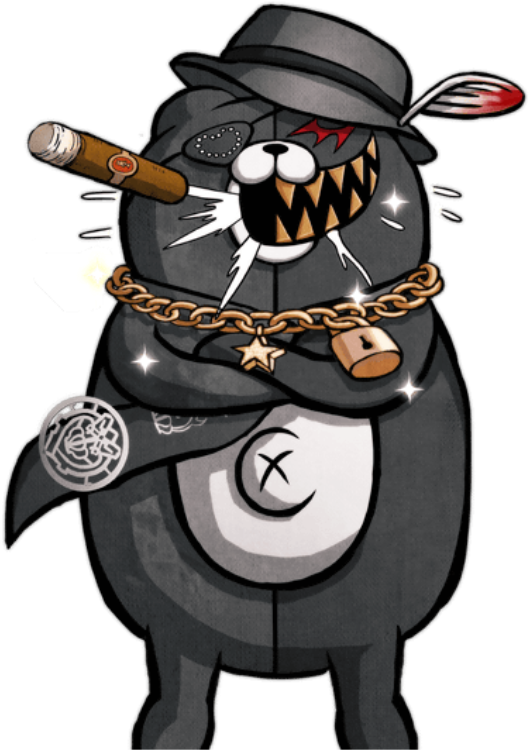 Kurokuma Requested By - Danganronpa Shirokuma Clipart (768x768), Png Download