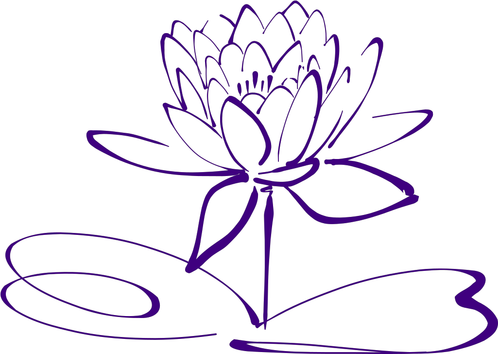 Purple Lotus Flower Clipart - Png Download (1024x1024), Png Download