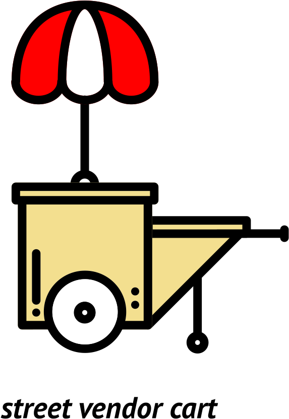 Street Food Retail Icon Clipart (1200x1080), Png Download